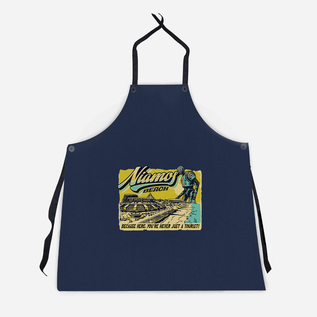 Niamos Beach-Unisex-Kitchen-Apron-Wheels