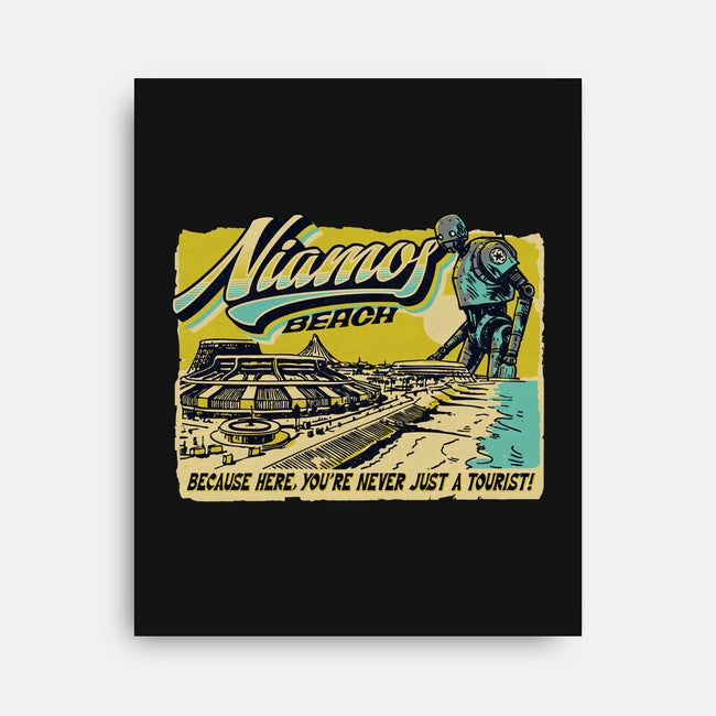 Niamos Beach-None-Stretched-Canvas-Wheels