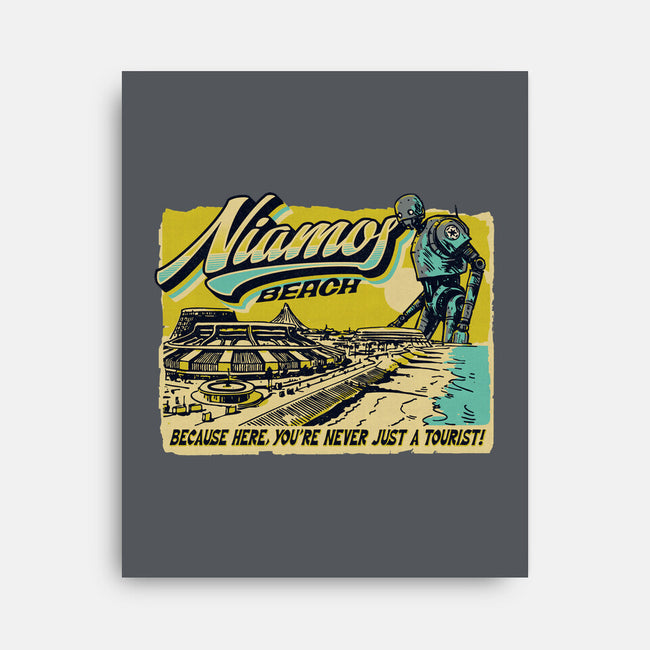 Niamos Beach-None-Stretched-Canvas-Wheels