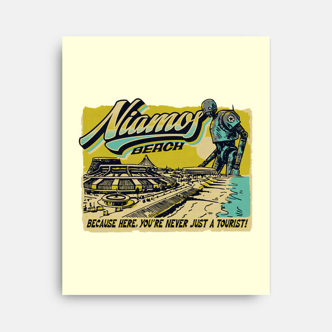 Niamos Beach-None-Stretched-Canvas-Wheels