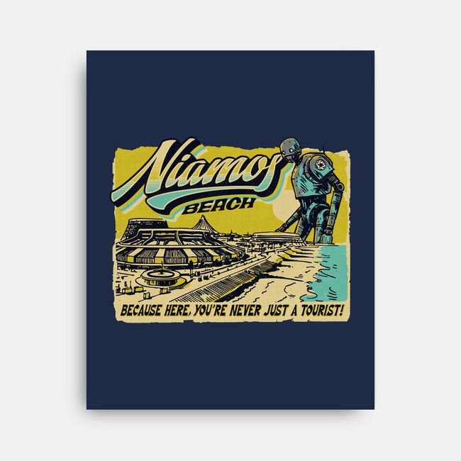 Niamos Beach-None-Stretched-Canvas-Wheels