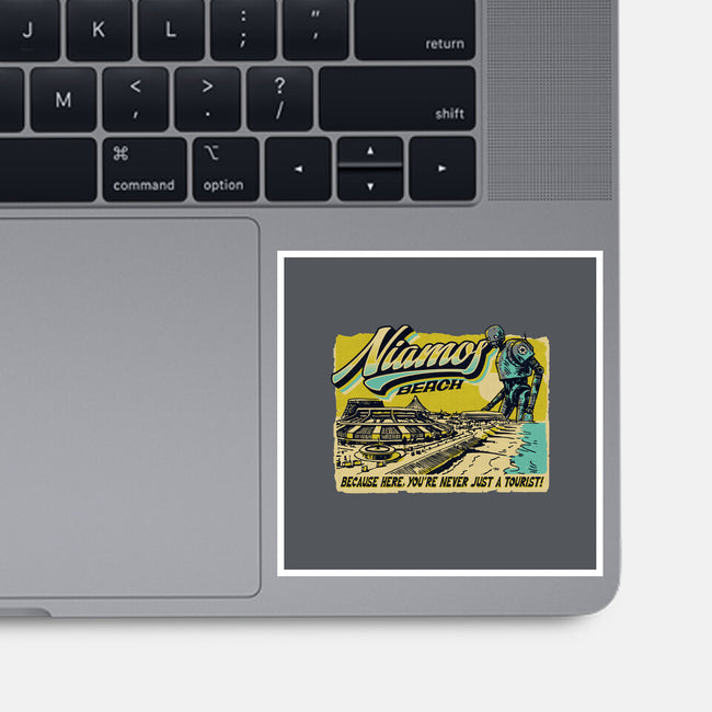 Niamos Beach-None-Glossy-Sticker-Wheels