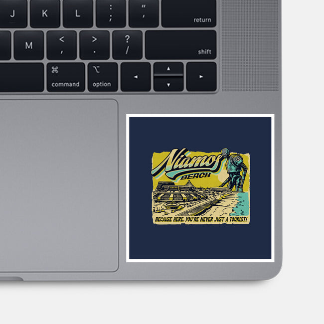 Niamos Beach-None-Glossy-Sticker-Wheels