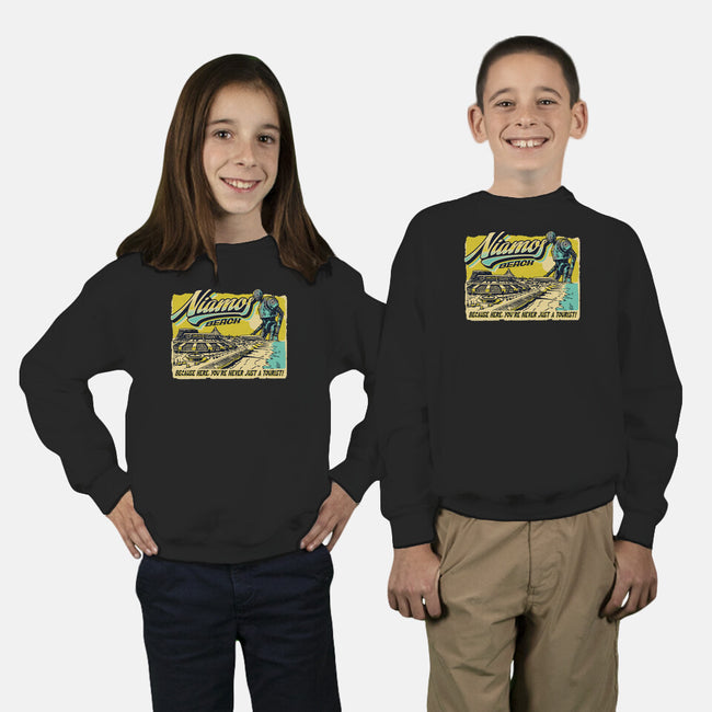 Niamos Beach-Youth-Crew Neck-Sweatshirt-Wheels