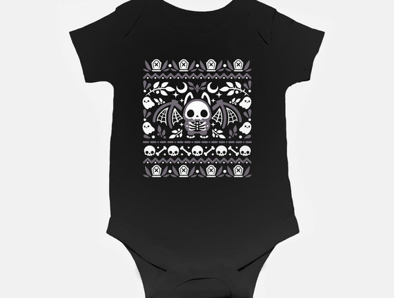 Folk Bat Ugly Sweater