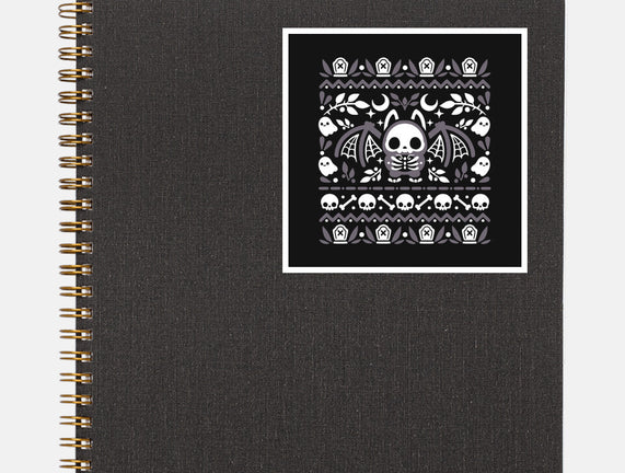 Folk Bat Ugly Sweater