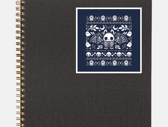 Folk Bat Ugly Sweater