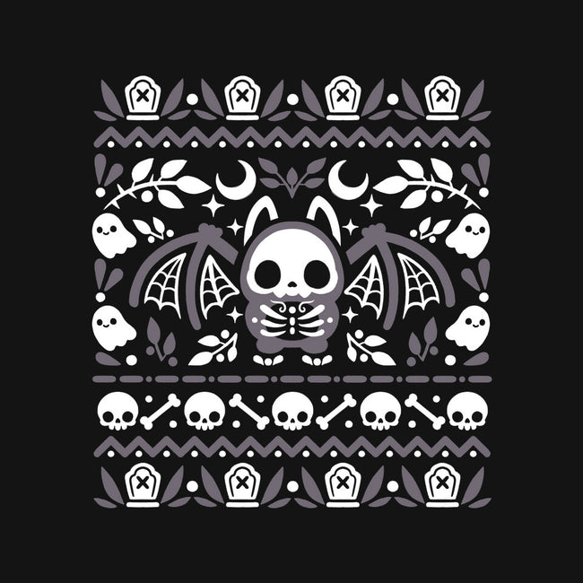 Folk Bat Ugly Sweater-Baby-Basic-Onesie-NemiMakeit