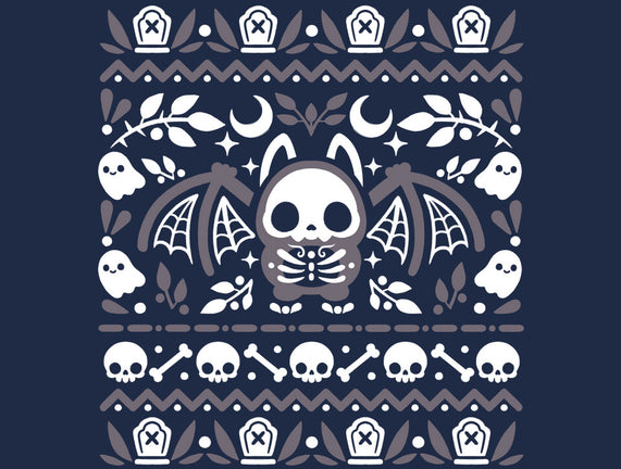 Folk Bat Ugly Sweater