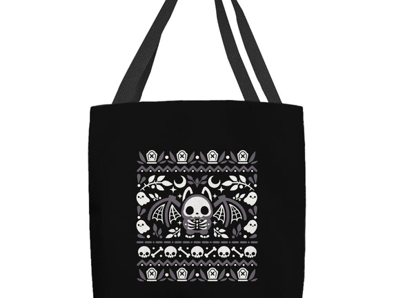 Folk Bat Ugly Sweater