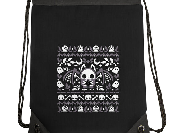 Folk Bat Ugly Sweater