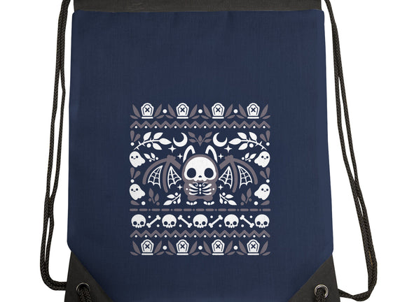 Folk Bat Ugly Sweater
