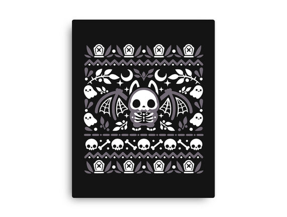 Folk Bat Ugly Sweater