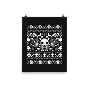 Folk Bat Ugly Sweater