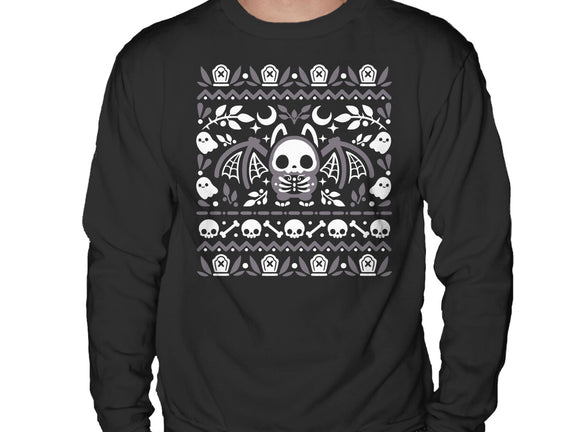 Folk Bat Ugly Sweater