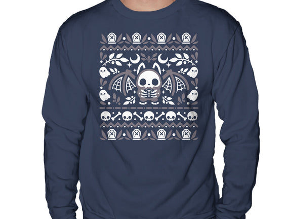 Folk Bat Ugly Sweater