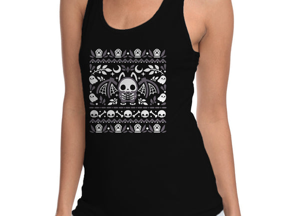 Folk Bat Ugly Sweater