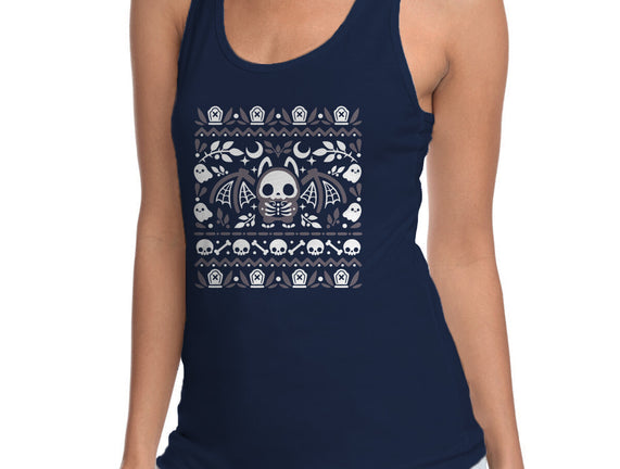 Folk Bat Ugly Sweater
