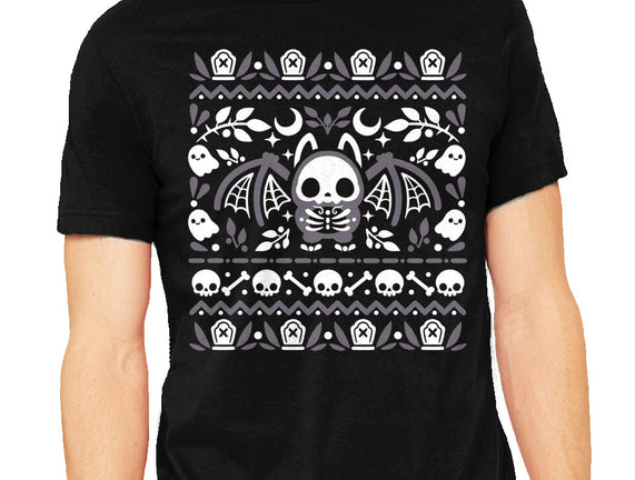 Folk Bat Ugly Sweater