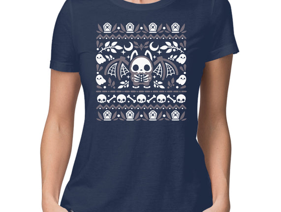 Folk Bat Ugly Sweater