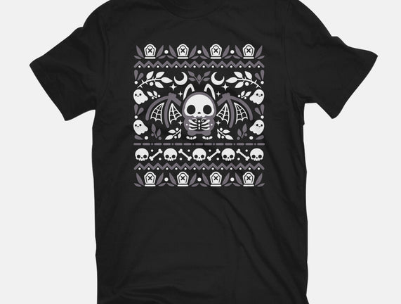 Folk Bat Ugly Sweater