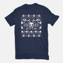 Folk Bat Ugly Sweater-Mens-Heavyweight-Tee-NemiMakeit