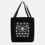 Folk Bat Ugly Sweater-None-Basic Tote-Bag-NemiMakeit