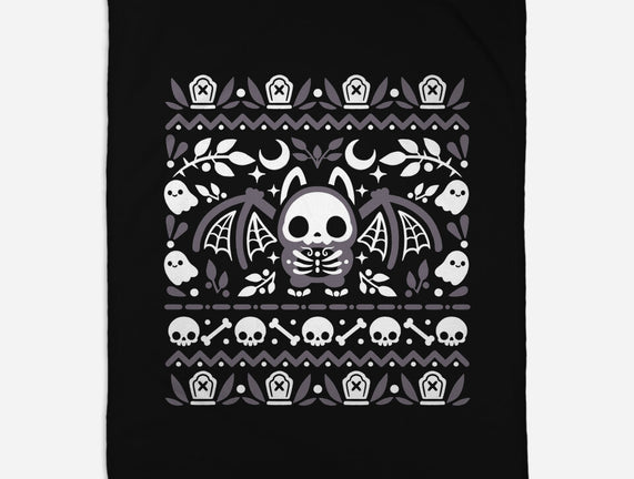 Folk Bat Ugly Sweater