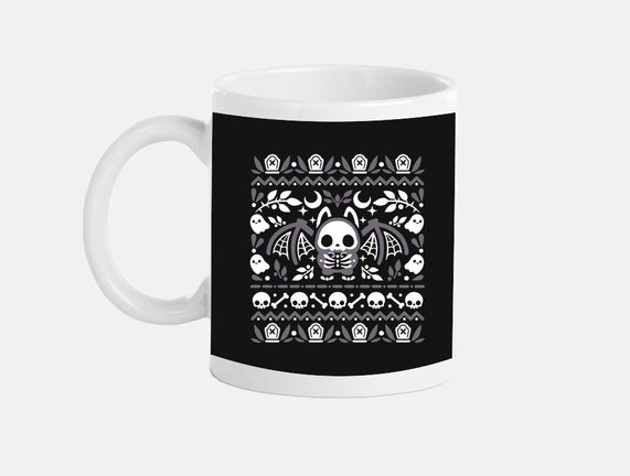 Folk Bat Ugly Sweater