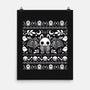 Folk Bat Ugly Sweater-None-Matte-Poster-NemiMakeit