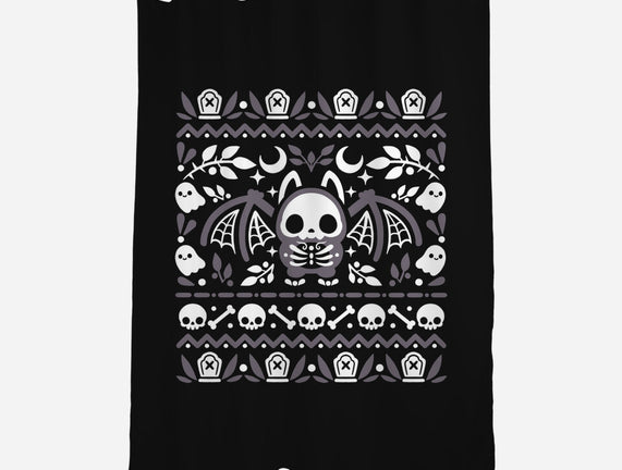 Folk Bat Ugly Sweater