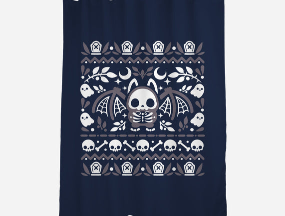 Folk Bat Ugly Sweater