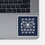 Folk Bat Ugly Sweater-None-Glossy-Sticker-NemiMakeit