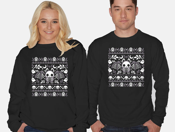 Folk Bat Ugly Sweater