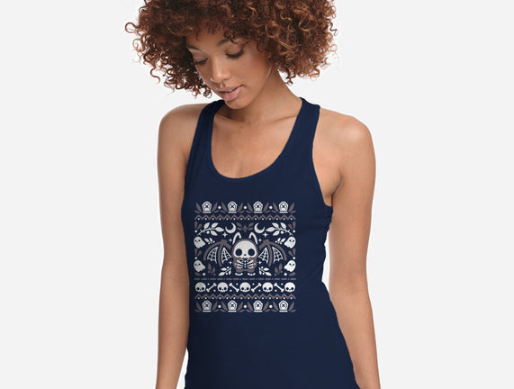 Folk Bat Ugly Sweater