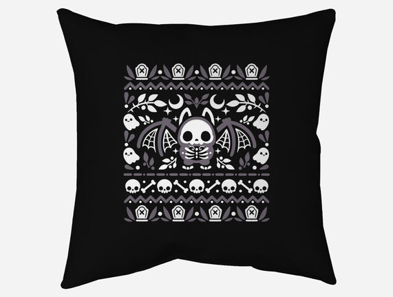 Folk Bat Ugly Sweater