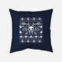 Folk Bat Ugly Sweater-None-Removable Cover w Insert-Throw Pillow-NemiMakeit