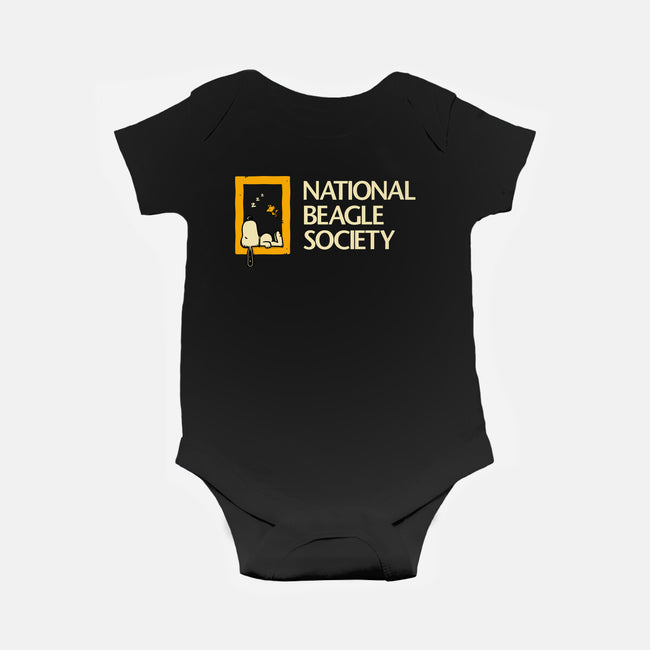 National Beagle Society-Baby-Basic-Onesie-retrodivision