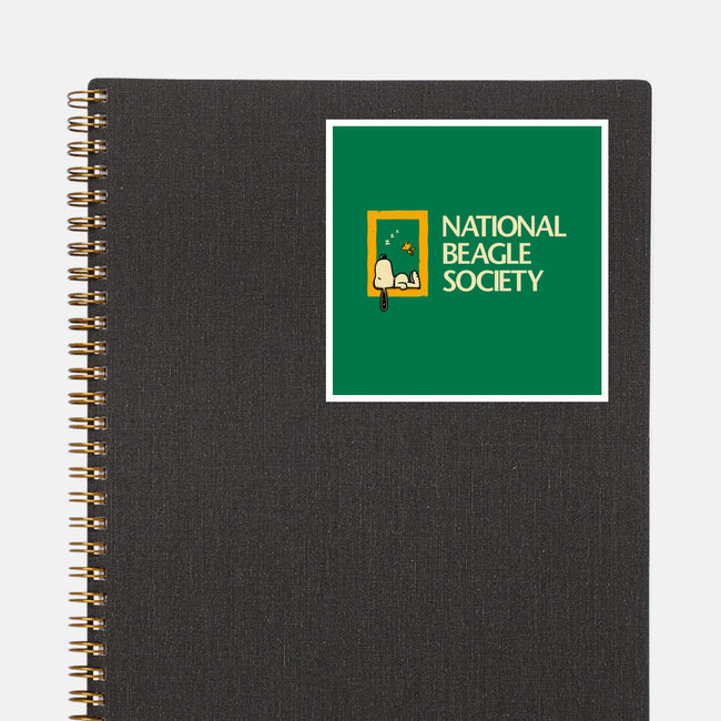 National Beagle Society-None-Glossy-Sticker-retrodivision