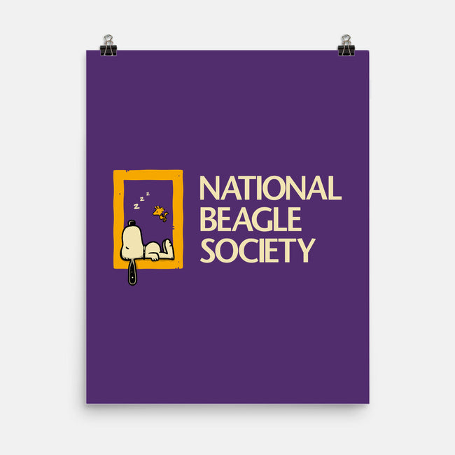 National Beagle Society-None-Matte-Poster-retrodivision