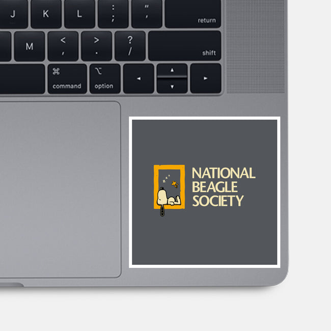 National Beagle Society-None-Glossy-Sticker-retrodivision