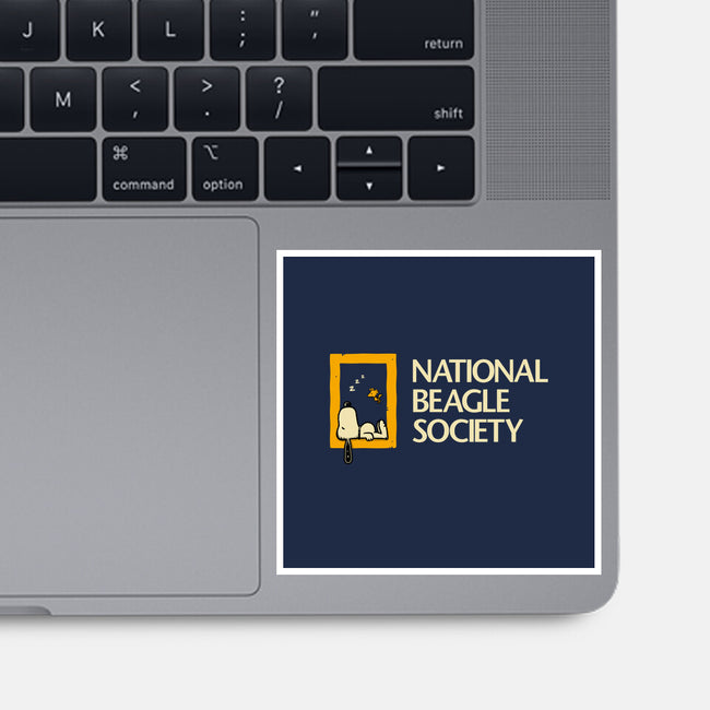 National Beagle Society-None-Glossy-Sticker-retrodivision