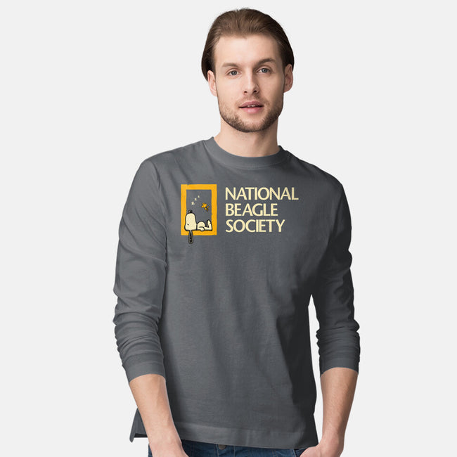 National Beagle Society-Mens-Long Sleeved-Tee-retrodivision