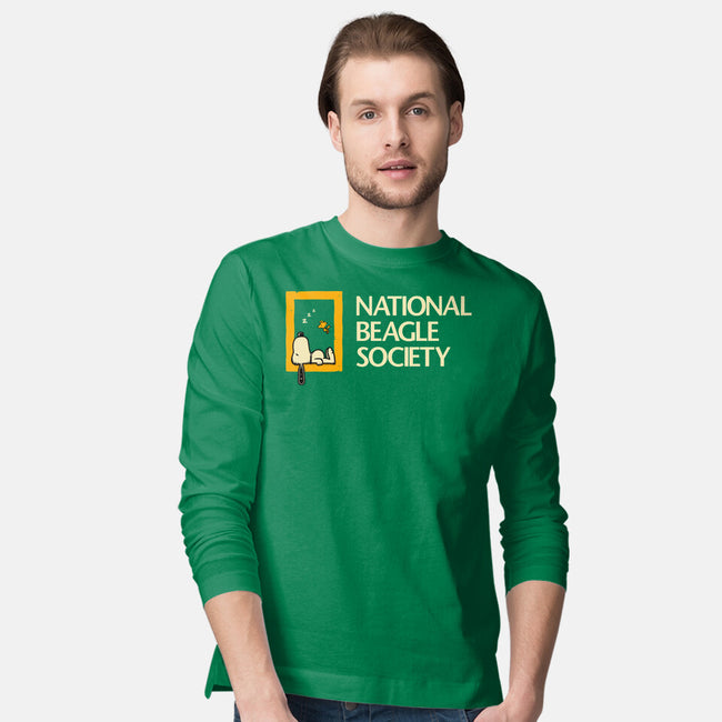 National Beagle Society-Mens-Long Sleeved-Tee-retrodivision