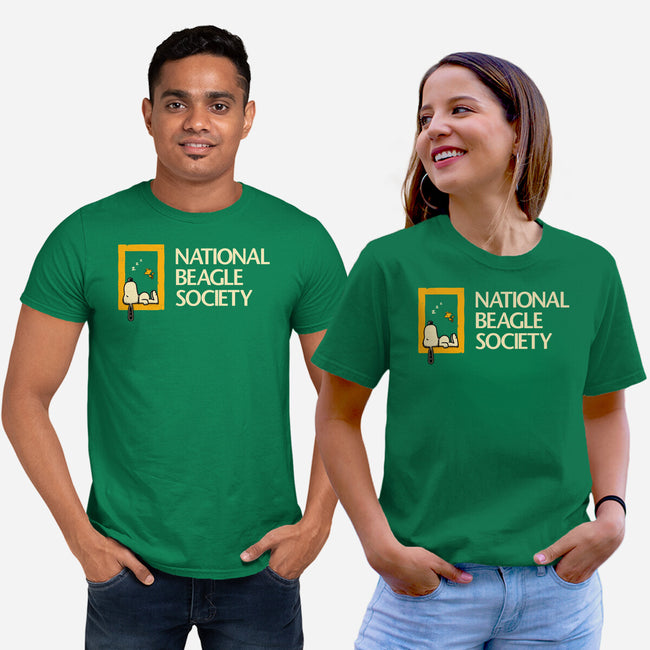 National Beagle Society-Unisex-Basic-Tee-retrodivision