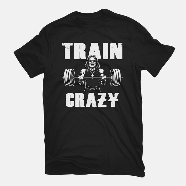 Train Crazy-Womens-Fitted-Tee-Boggs Nicolas