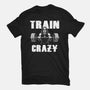 Train Crazy-Womens-Fitted-Tee-Boggs Nicolas