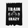 Train Crazy-None-Polyester-Shower Curtain-Boggs Nicolas