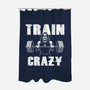 Train Crazy-None-Polyester-Shower Curtain-Boggs Nicolas
