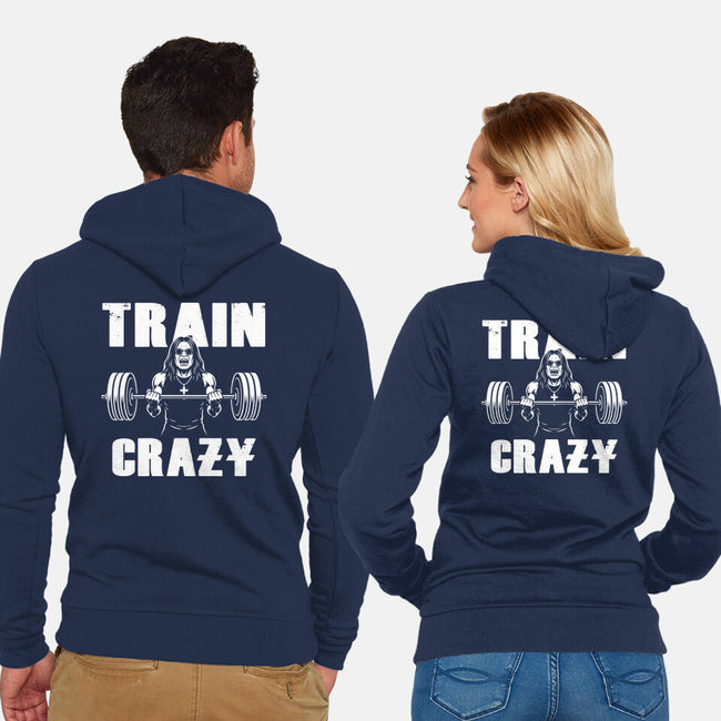 Train Crazy-Unisex-Zip-Up-Sweatshirt-Boggs Nicolas